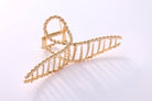 Haarspange Gold mit geflochtenem Design, Ansicht 2
